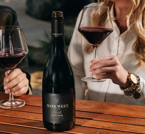 Experience the bold, plus and rich taste - Mark West Pinot Noir Black