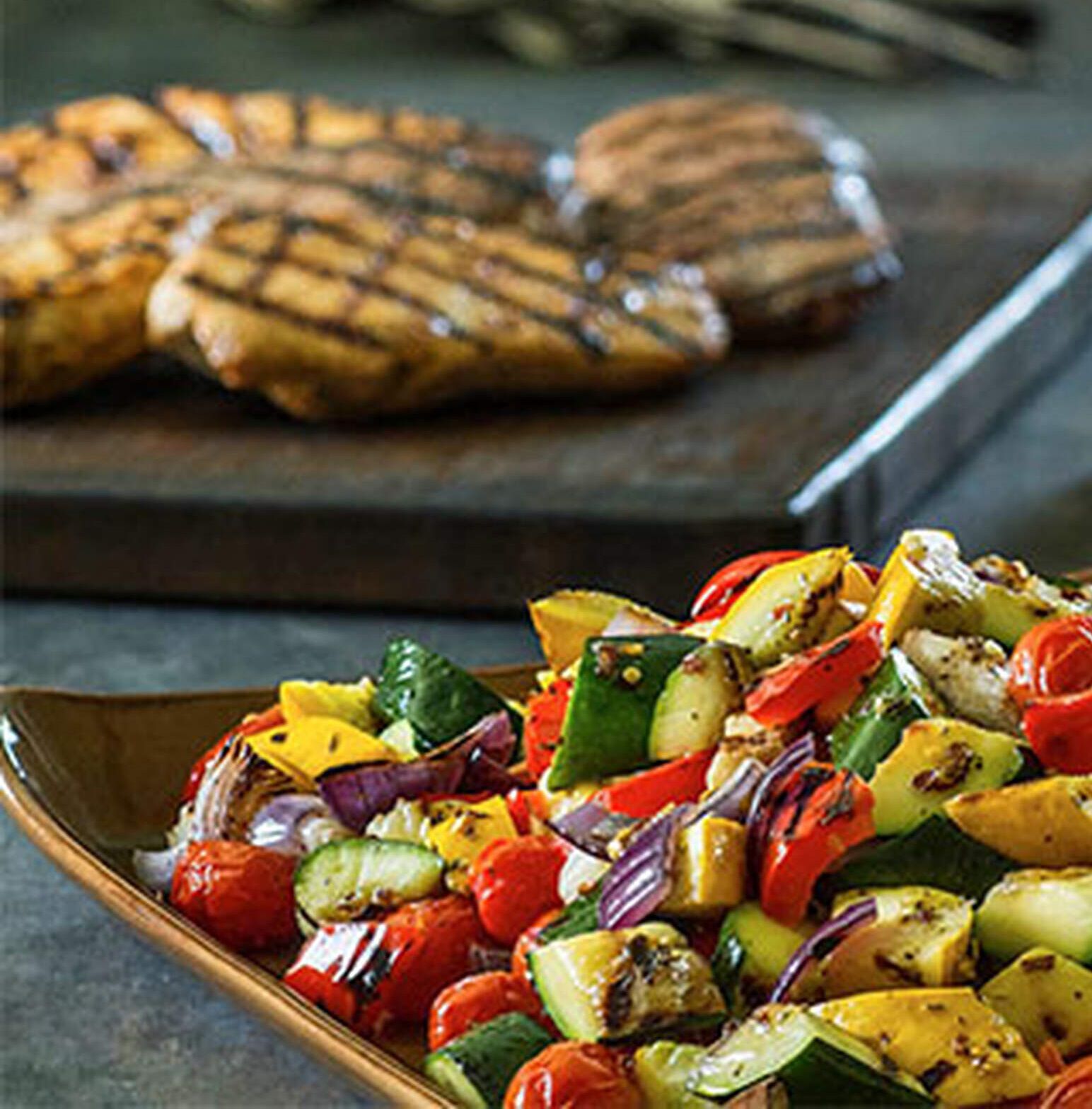 Grilled Lemon Ratatouille 